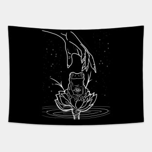 Zen Froggo Tapestry