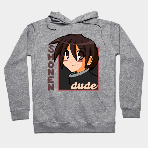 Shonen Dude Shounen Anime Manga Main Character Protagonist With Dark Brown Hair And Eyes Funny Japanese Shonen Hoodie Teepublic Source discount and high quality products in hundreds of categories wholesale direct. teepublic