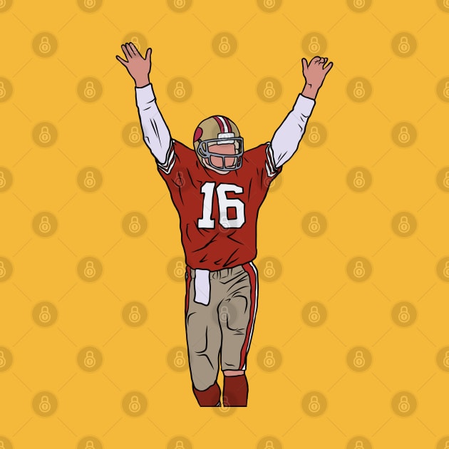 Joe Montana Celebration by rattraptees