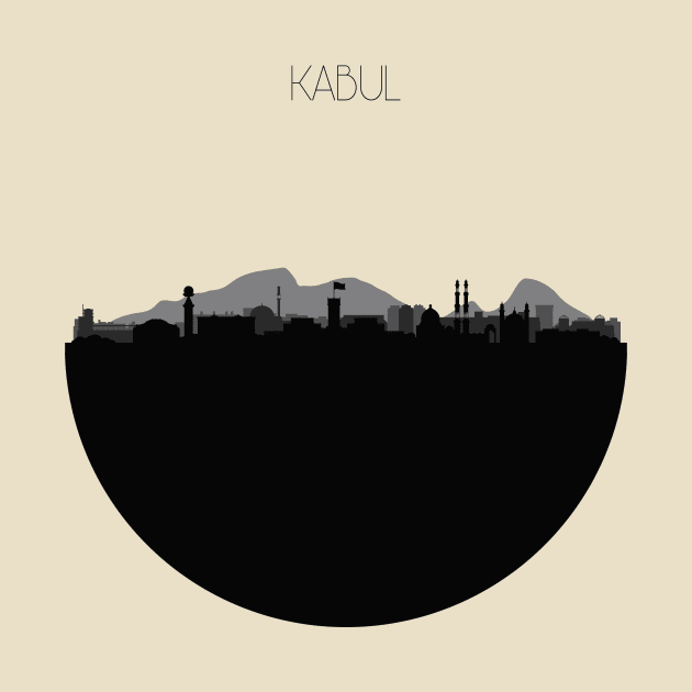 Kabul Skyline by inspirowl