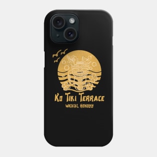 Ko Tiki Terrace , Honolulu - Waikiki Tiki Bar Retro Lounge Hawaiin Vintage Collection Phone Case