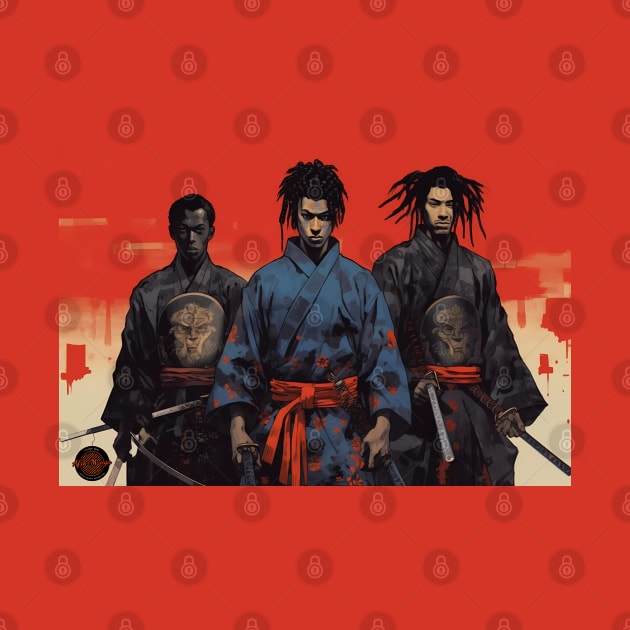 Three The Edo Way Variant #5 by Afro-Manga