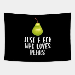 Just A Boy Who Loves Pears Tapestry