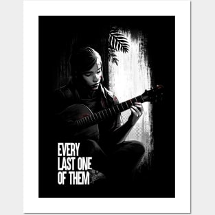 The last of us ellie Guitar Posters Poster for Sale by brentonclant