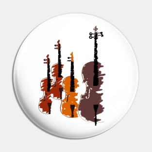 violins illustration Pin