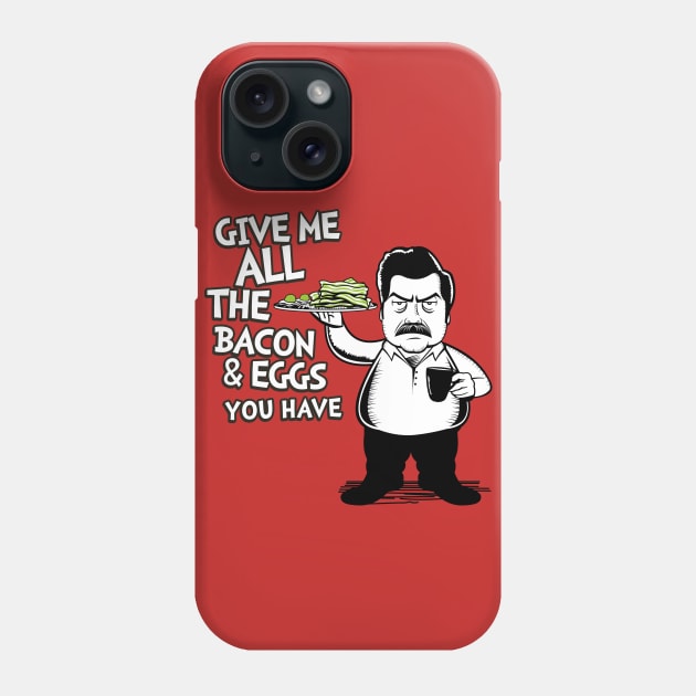 Bacon & Eggs Phone Case by TomTrager