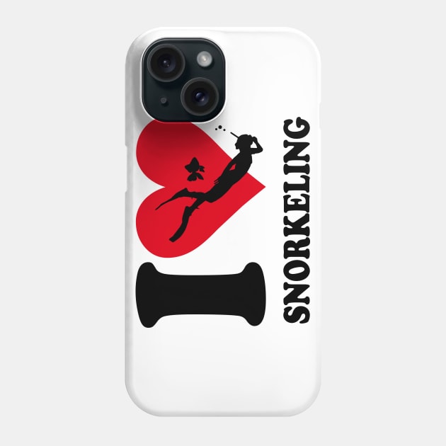 Love snorkel Phone Case by nektarinchen