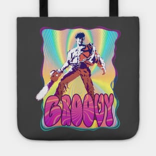 Evil Dead Ash Williams Groovy Tote