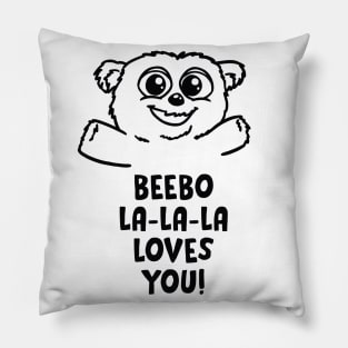 Beebo Loves You! Pillow