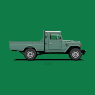 Land Cruiser FJ45 Pick Up Green T-Shirt