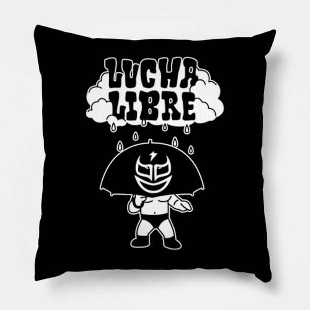 Lucha Libre Funny meme Pillow by Zacharys Harris