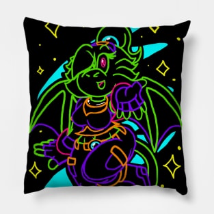 Blacklight Arrow Pillow