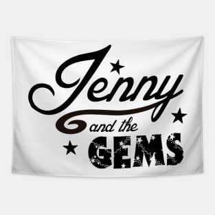 Jenny and the Gems Logo Tapestry
