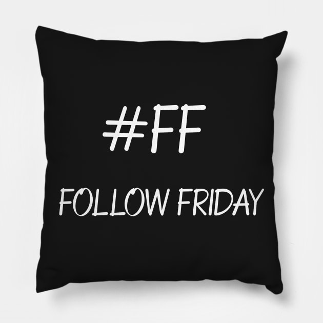 Follow Friday Pillow by mangobanana