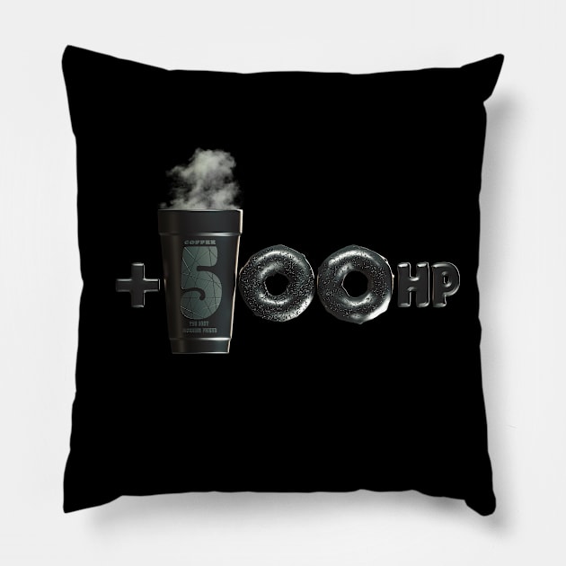 +500HP Black Pillow by Tarasevi4