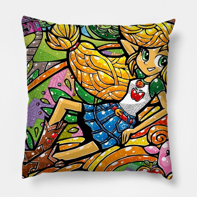 Equestria Girls - Applejack Pillow by Glen Bosiwang Pop Culture Bonanza!