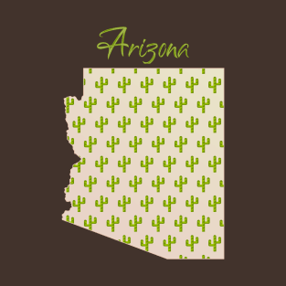 Arizona with Cacti T-Shirt