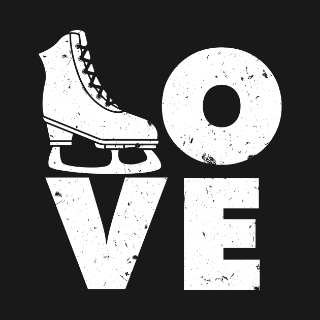 Love ice skating ice skating by OfCA Design