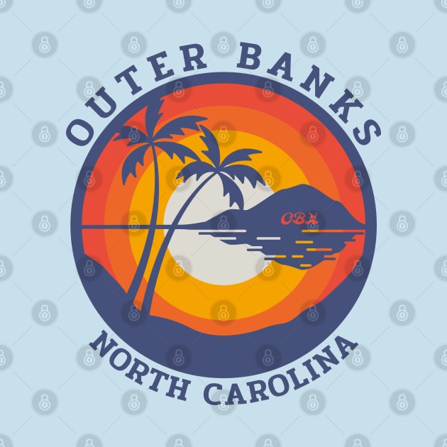 Outer Banks North Carolina Beach Vibes by BackintheDayShirts