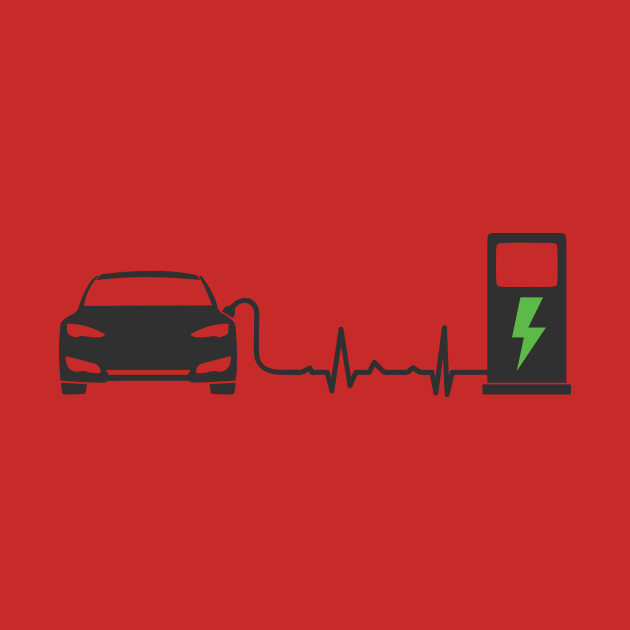 10 Things I Love About My Electric Car (Dark Front Light Text On Back) by Fully Charged Tees