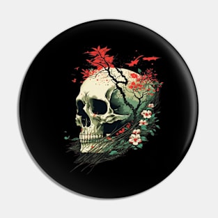 skull illustration Pin