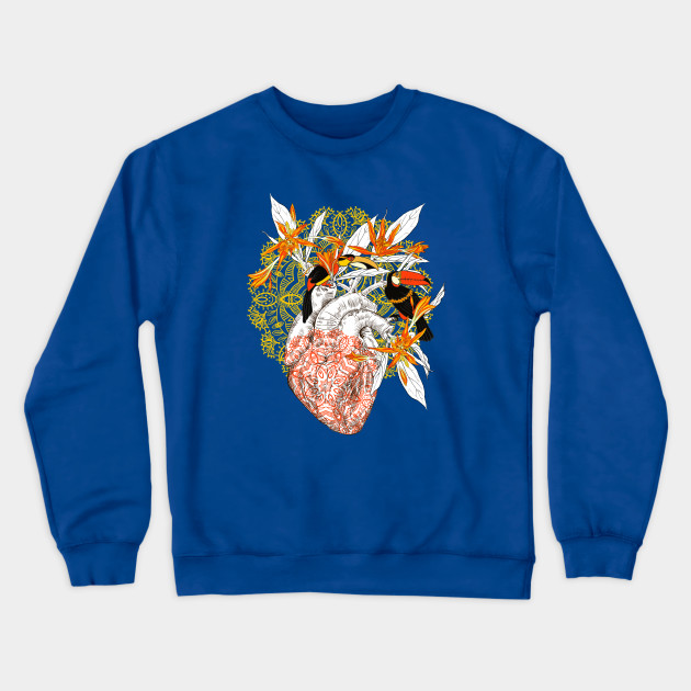 anatomical heart sweatshirt