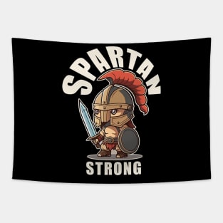 Spartan Strong Character Tapestry