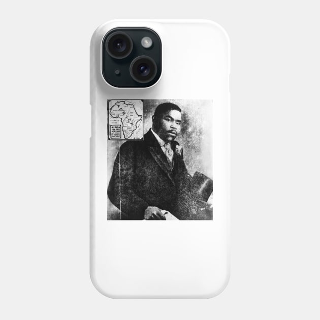 Marcus Garvey Portrait Phone Case by Soriagk