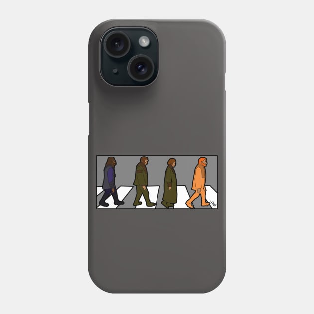 Come Together, You Damned Dirty Apes Phone Case by annadrewthat