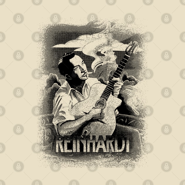 Django Reinhardt(Jazz guitarist and composer) by Parody Merch