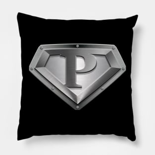 Super Sleek Style P Symbol Pillow