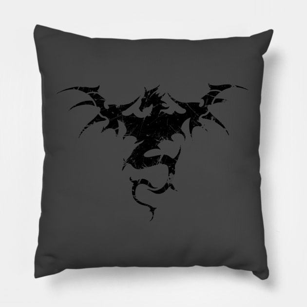 Dragon Mark Stamp Pillow by chriskar