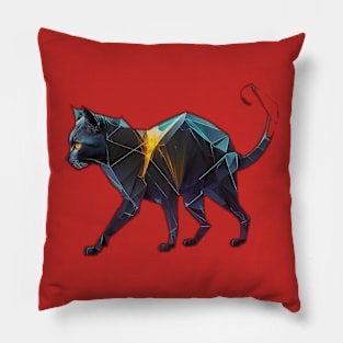 a charteux cat surreal Pillow