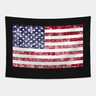 Distressed American Flag Tapestry