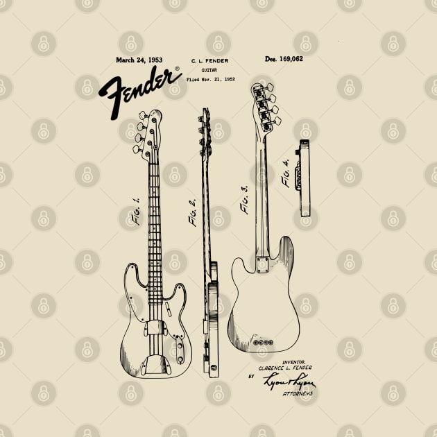 US Patent - Fender Bass Guitar by Taylor'd Designs