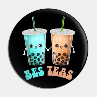 Boba Milk Bubble Tea Bes Teas Pin