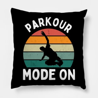 Parkour Athlete Pillow