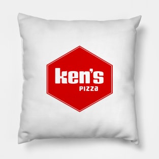 Ken's Pizza Red Logo Pillow