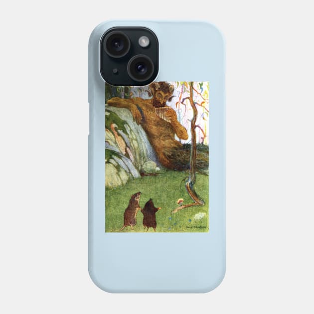 Piper at the Gates of Dawn - Paul Bransom, The Wind in the Willows Phone Case by forgottenbeauty