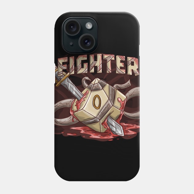 Fighter Funny Dungeons And Dragons DND D20 Lover Phone Case by Bingeprints