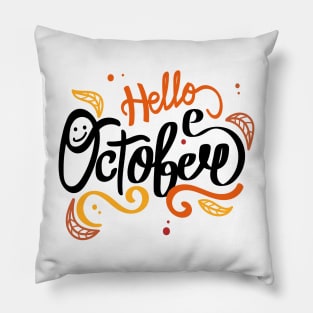 Hello October Pillow