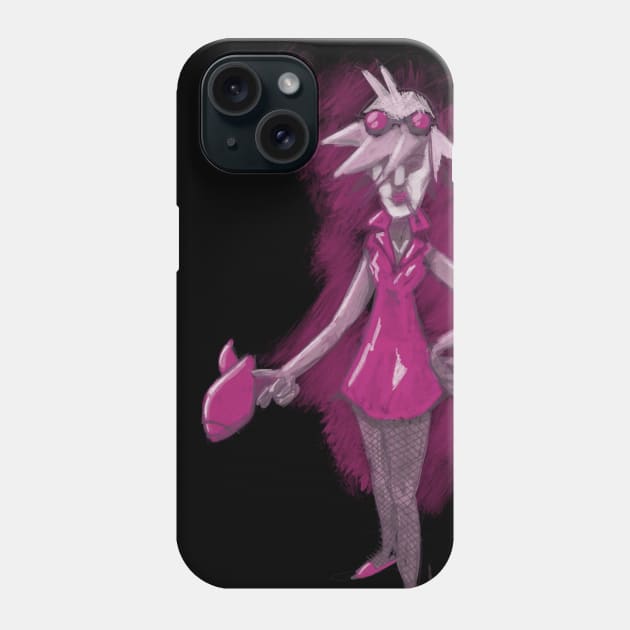 Ray Gun Girl Phone Case by amestopleeze