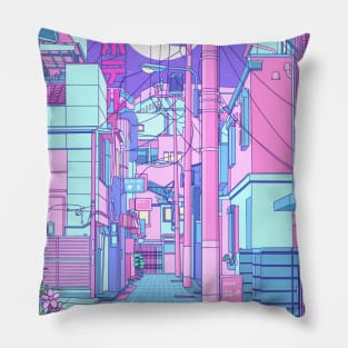 japan city pop Pillow