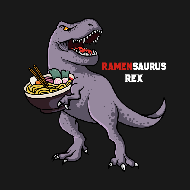 Chibi Anime T Rex Ramen Lover Ramen Lover Long Sleeve TShirt