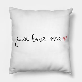 just love me ♥️ | valentine day ♥️ Pillow