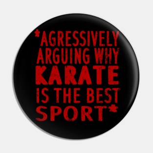 Karate gift belt club martial arts gift Pin