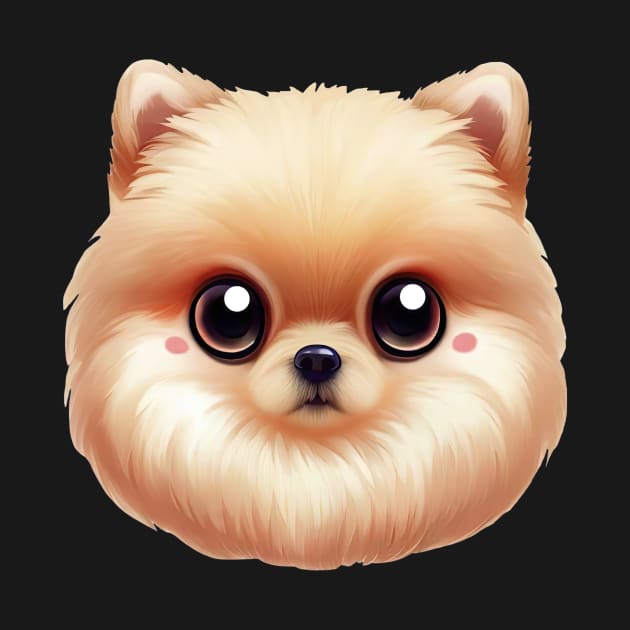 Pomeranian Portrait Perfection by Art By Mojo