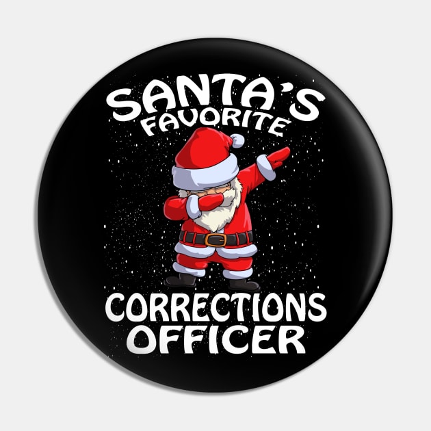 Santas Favorite Corrections Officer Christmas Pin by intelus