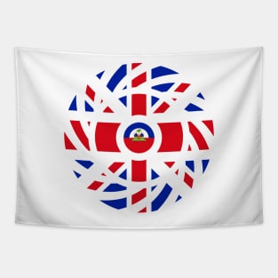 British Haitian Multinational Patriot Flag Series Tapestry