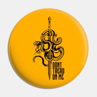 Dont Tread on Me - Distressed Pin